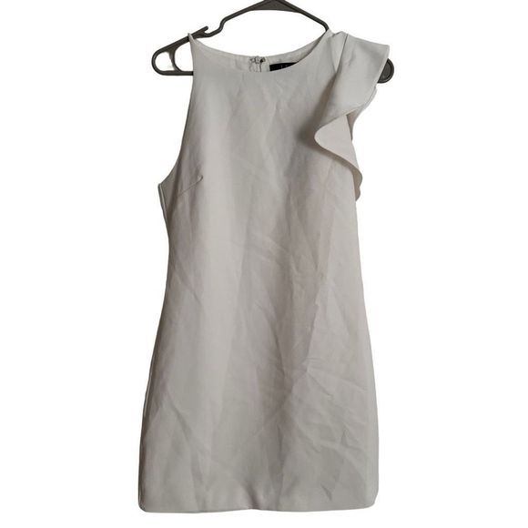 Lulu’s Dinah White One-Shoulder Dress M - Picture 5 of 12